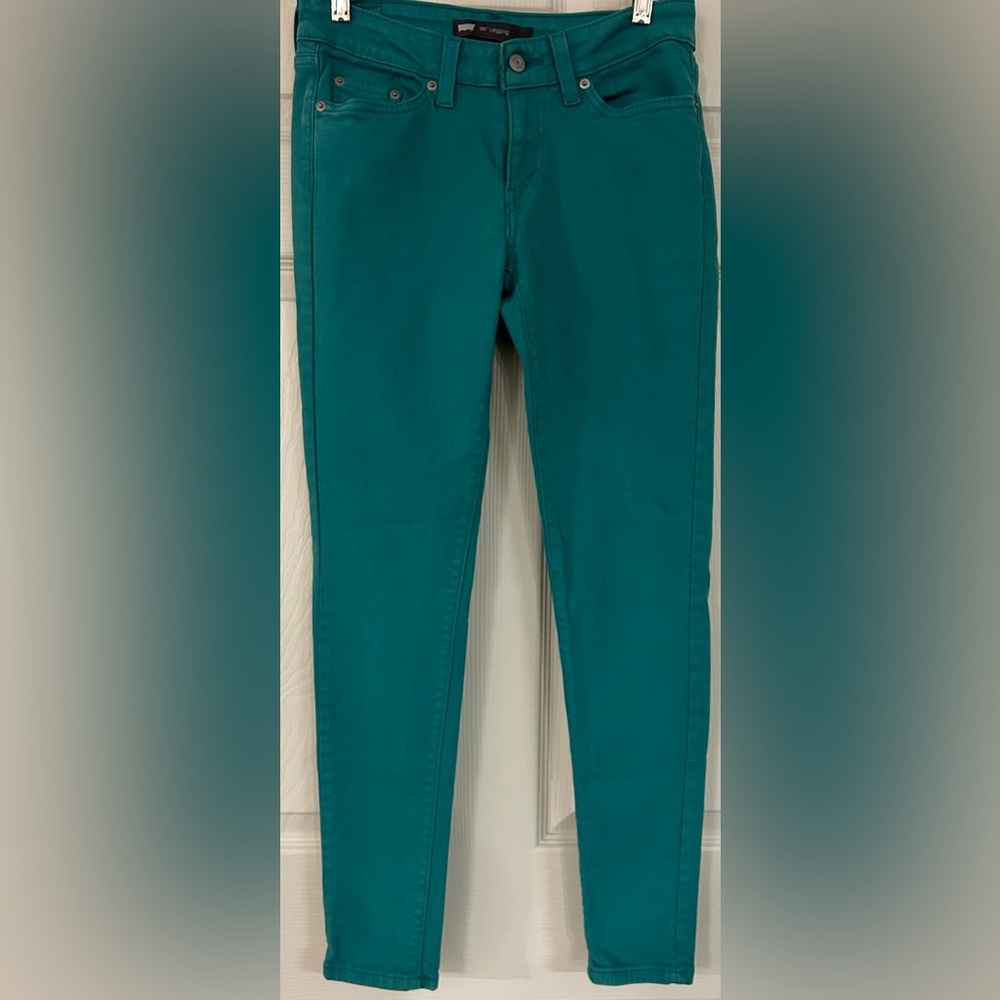 Levi’s 535 Teal Legging Jean Pants Size 7M